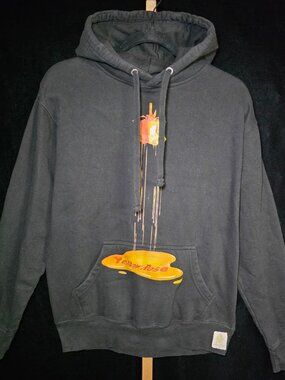 Yellow Rose Unisex Hoodie in Black S